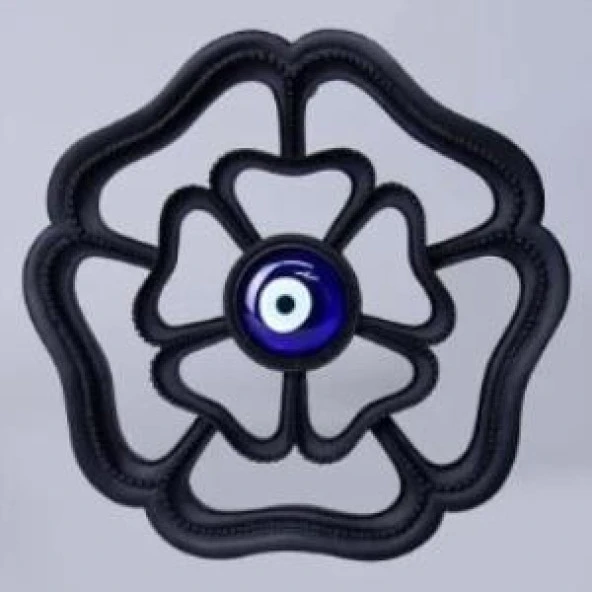 SELİM DEKOR CLOVER KÜÇÜK NAZARLIK SİYAH ürün görseli