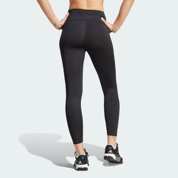 Adidas IA1955 Optime Power 7/8 Siyah Kadın Spor Tayt