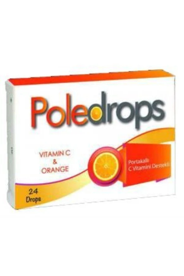 Poledrops Portakal C Vitamini 24 Pastil