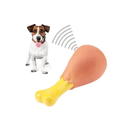 Periboia Köpekler İçin Sesli Oyuncak Tavuk Butu - 2