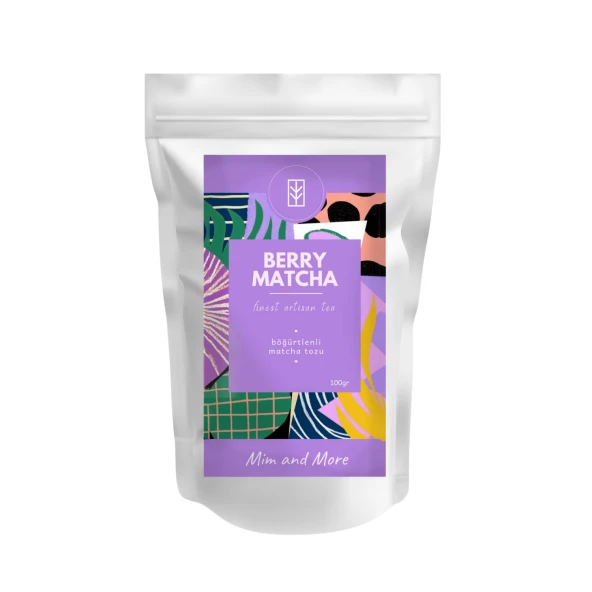 Mim and More Berry Matcha Böğürtlenli Matcha 100 gr