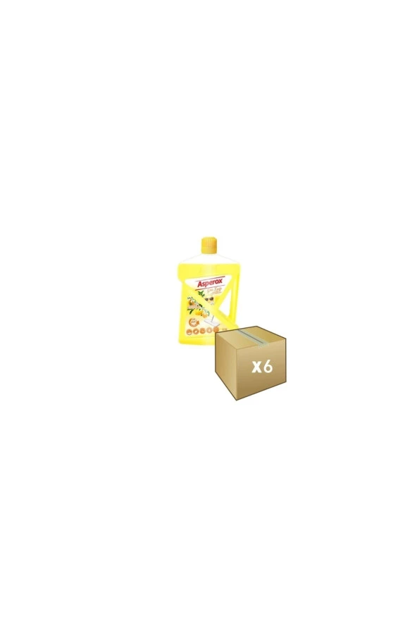 ASPEROX Gün Işığı Portakal & Limon Çiçeği Yüzey Temizleyici 2,5 Lt X6
