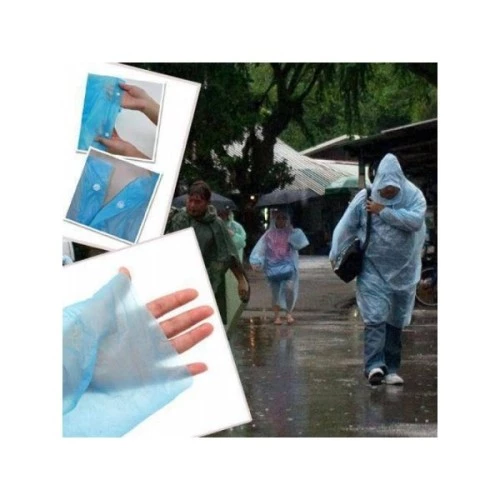 Periboia Tek Kullanımlık Yağmurluk - 5