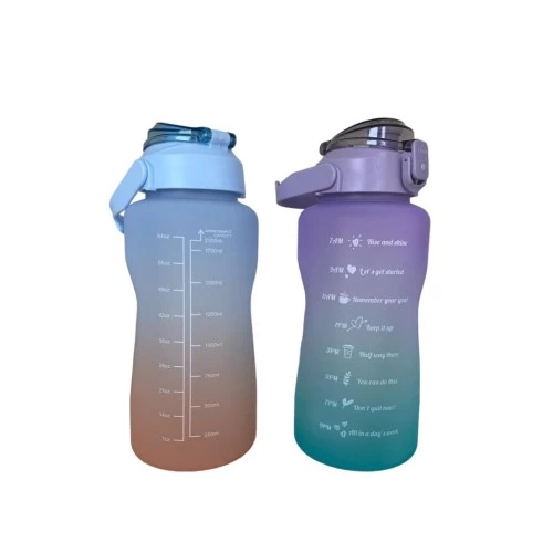 Periboia Günlük Motivasyon Su Matarası 2 Litre ürün görseli