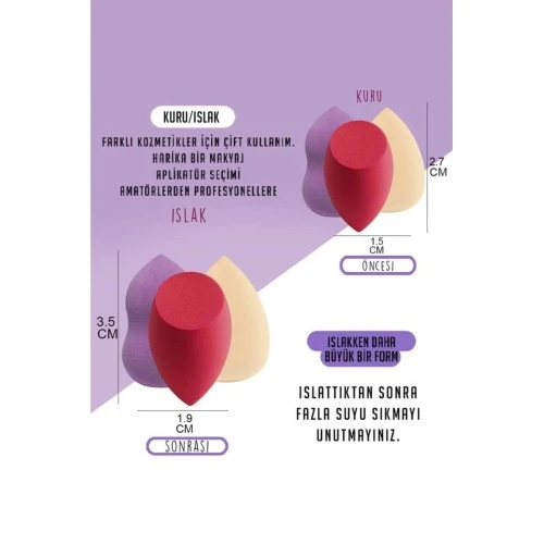 Periboia Armut Sünger Seti 4 Adet - 2