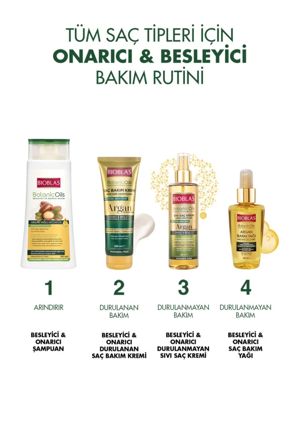 Bioblas Argan Saç Bakım Yağı 100 ml - Resim 2