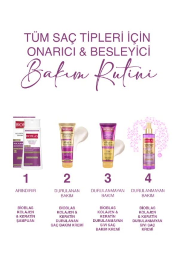 Bioblas Collagen Keratin Şampuan 360 ml - Resim 5