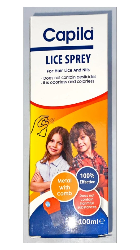 Capila Bit Spreyi 100 Ml - Metal Tarak Hediyeli