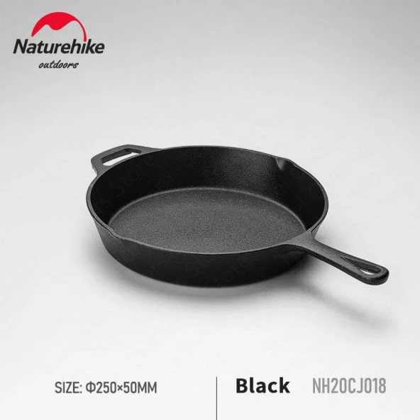 Naturehike Ultra Light Demir Döküm Tava 10 Inch - 3