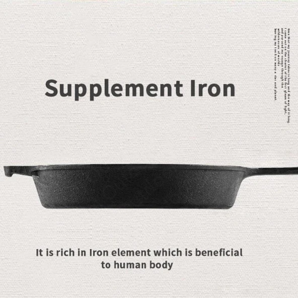 Naturehike Ultra Light Demir Döküm Tava 10 Inch - 10