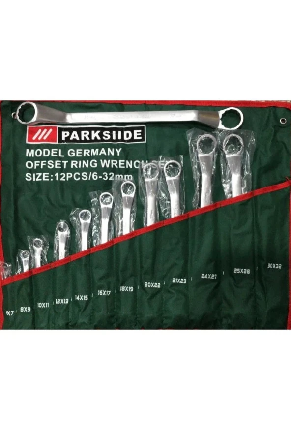 Parkside 12'li Yıldız Anahtar Takımı (6x7 - 30x32)