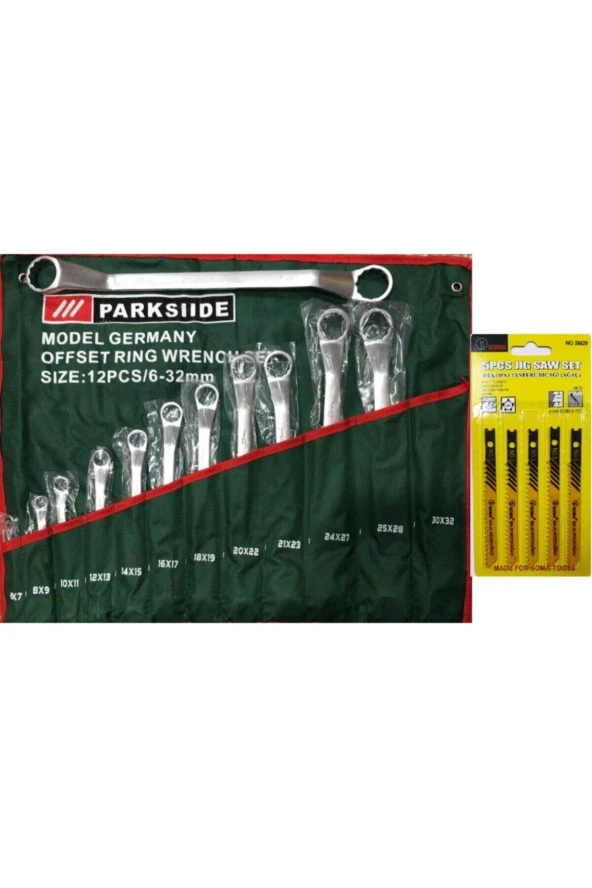 Parkside Makroyapı Yıldız Anahtar Takımı 12'li Anahtar 6x32 Mm ürün görseli