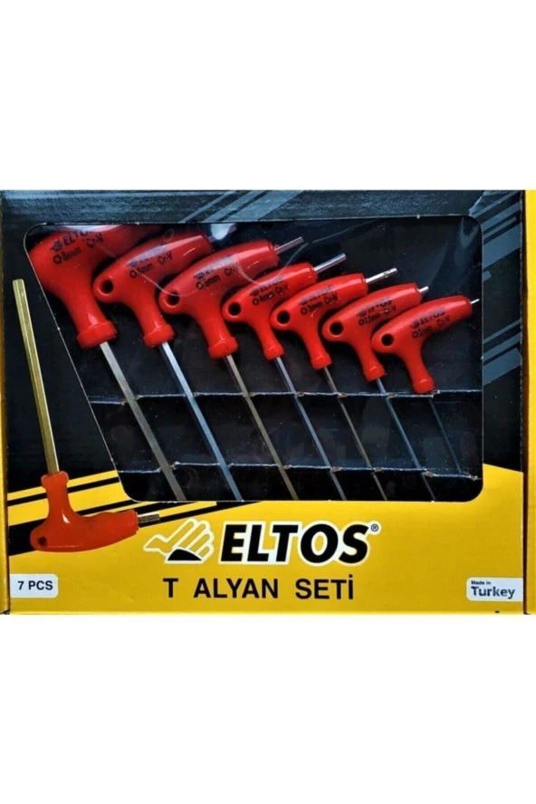 Alyan Takımı 7 Parça T Tipi Allen - - Resim 2