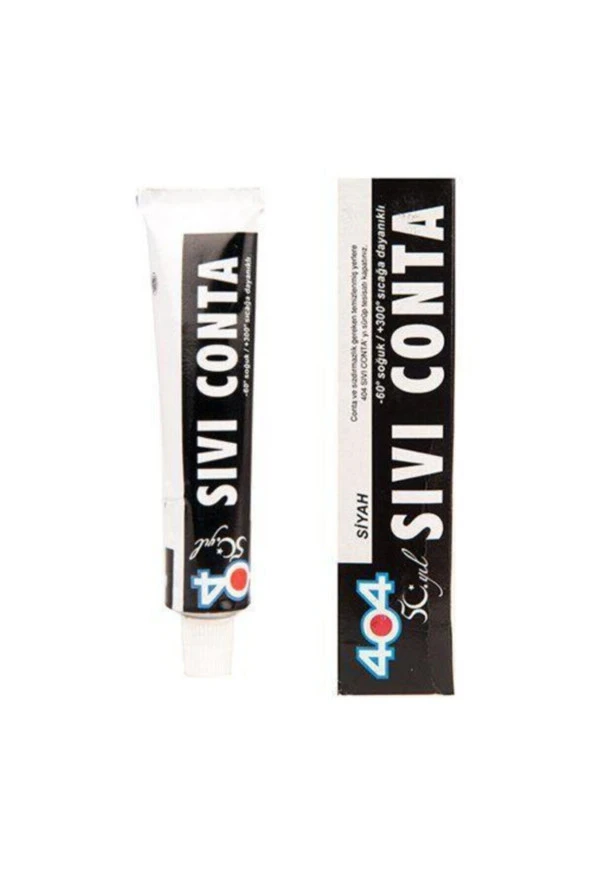 404 Siyah Sıvı Conta 45 Gr 400°c Dayanıklı