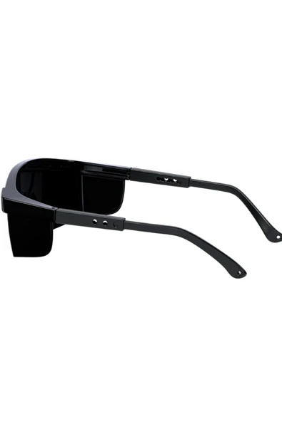 Baymax Yıldız Kaynak S400 Iş Gözlüğü Buğulanmaz Kaynakçı Siyah - Resim 4