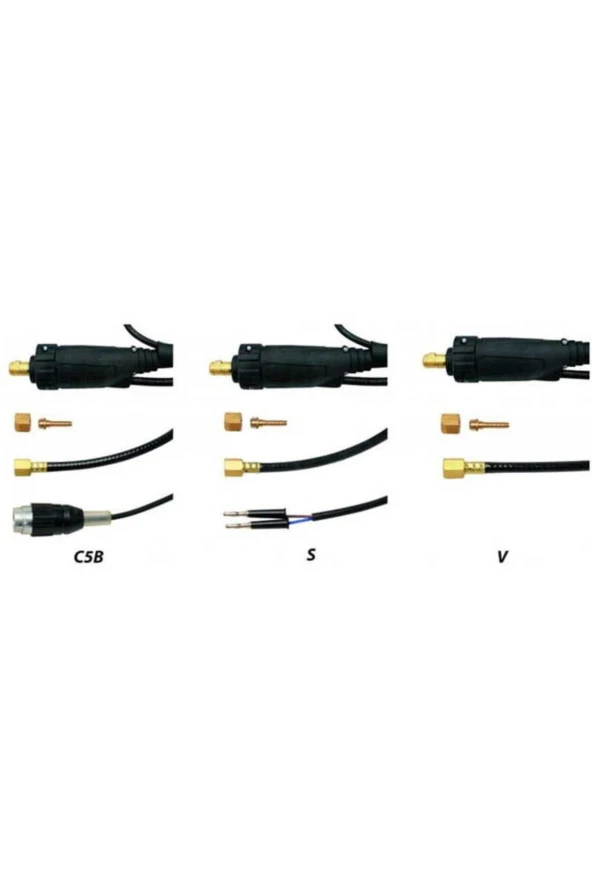 Lincoln Electric WTT2 26 EB C5B 4 METRE HAVA SOĞUTMALI TIG TORCU - Resim 3