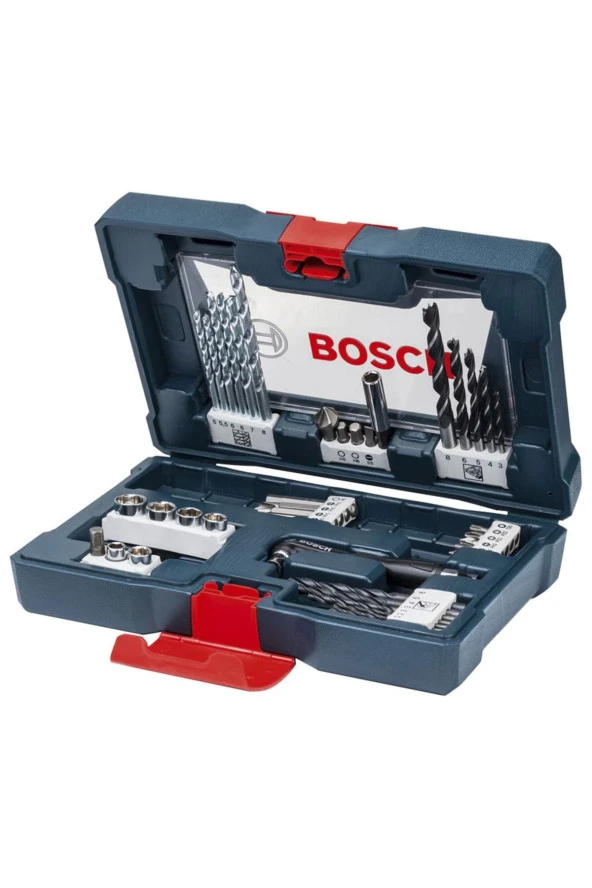 Bosch Gsb 550 Profesyonel Darbeli Matkap + 41 Parça X-line Delme Vidalama Matkap Ucu Lokma Seti - Resim 5