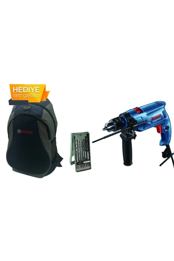 Bosch Professional Gsb 550 Darbeli Matkap + Çanta Ve X Line 15 Hediyeli