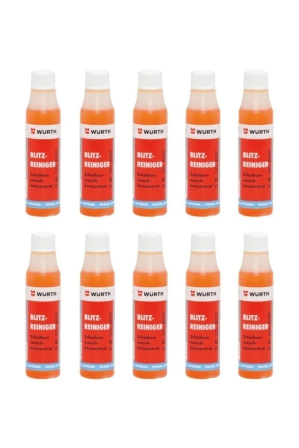 Orjınal Würht 10x Cam Temizleme Sabunu 32 ml - Resim 2