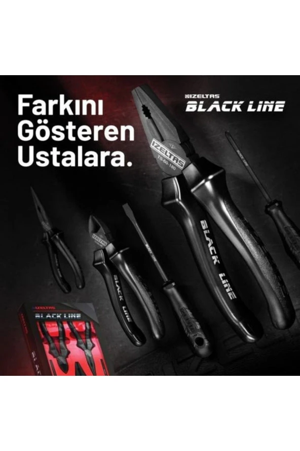 İzeltaş Black Line 5 Parça Set - 2