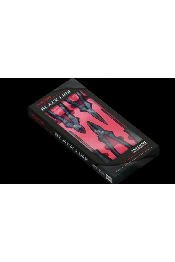 İzeltaş 13000 00 5133 Black Line El Aleti Seti 5 Parça - 2