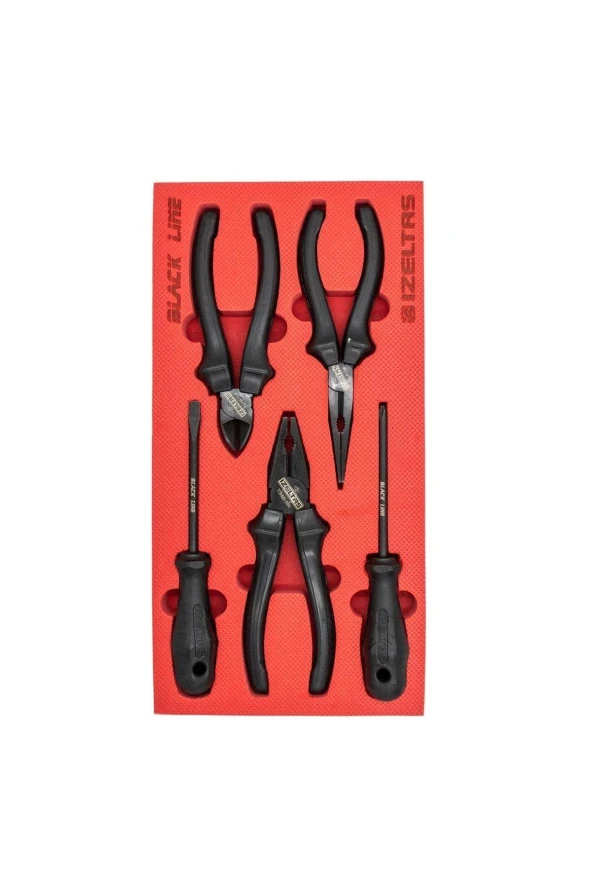 İzeltaş 13000005133 Black Line Pense Tornavida Seti 5 Parça - 2