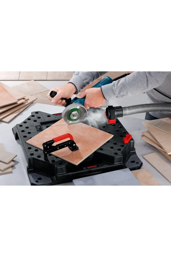 Bosch Avuç Taşlama Makinası Gws 750-115 + Darbeli Matkap Gsb 550 + 41 Parça Uç Seti - 3