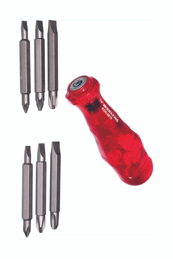 İzeltaş 7 Parça Değişken Bits Uçlu Tornavida Set
