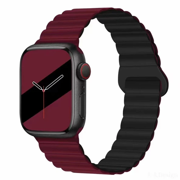 Apple Watch 42/44/45/46/49mm Kordon Double Color Magnetic Strap BH52 2/3/4/5/6/se/7/8/9/10/ultra - 2