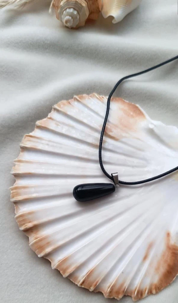 Kolye Gerdanlık Çakra Yoga Reiki Doğal OniksTaşı Kadın Hediye - Resim 3