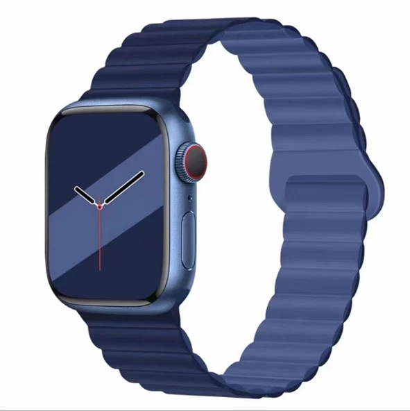 Apple Watch 42/44/45/46/49mm Kordon Double Color Magnetic Strap BH52 2/3/4/5/6/se/7/8/9/10/ultra - 7