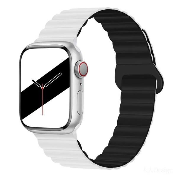 Apple Watch 42/44/45/46/49mm Kordon Double Color Magnetic Strap BH52 2/3/4/5/6/se/7/8/9/10/ultra - 4