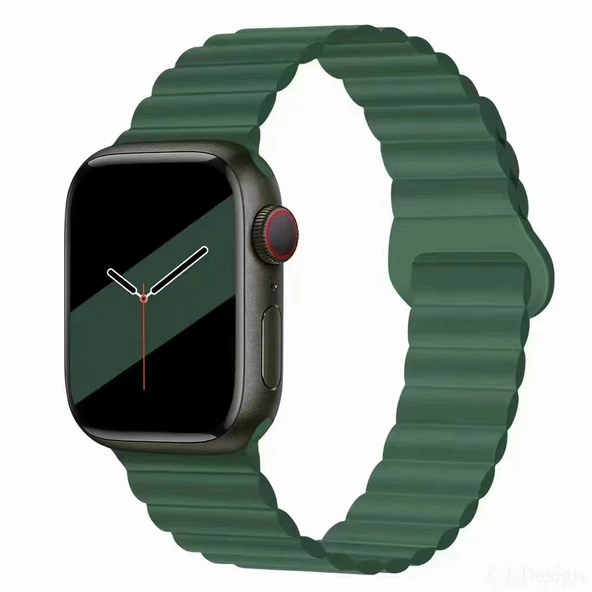 Apple Watch 42/44/45/46/49mm Kordon Double Color Magnetic Strap BH52 2/3/4/5/6/se/7/8/9/10/ultra - 8