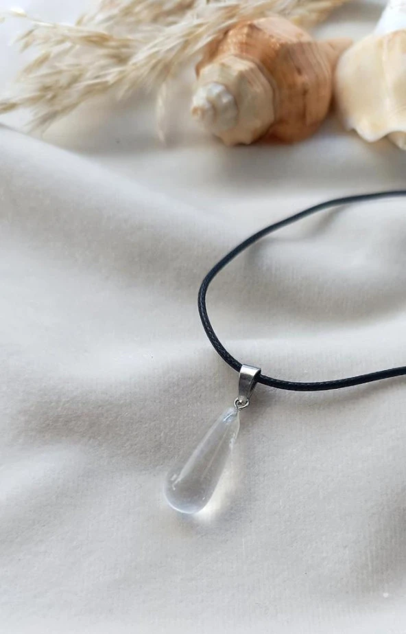 Kolye Gerdanlık Çakra Yoga Reiki Doğal Oniks Taşı Kadın Hediye - 3