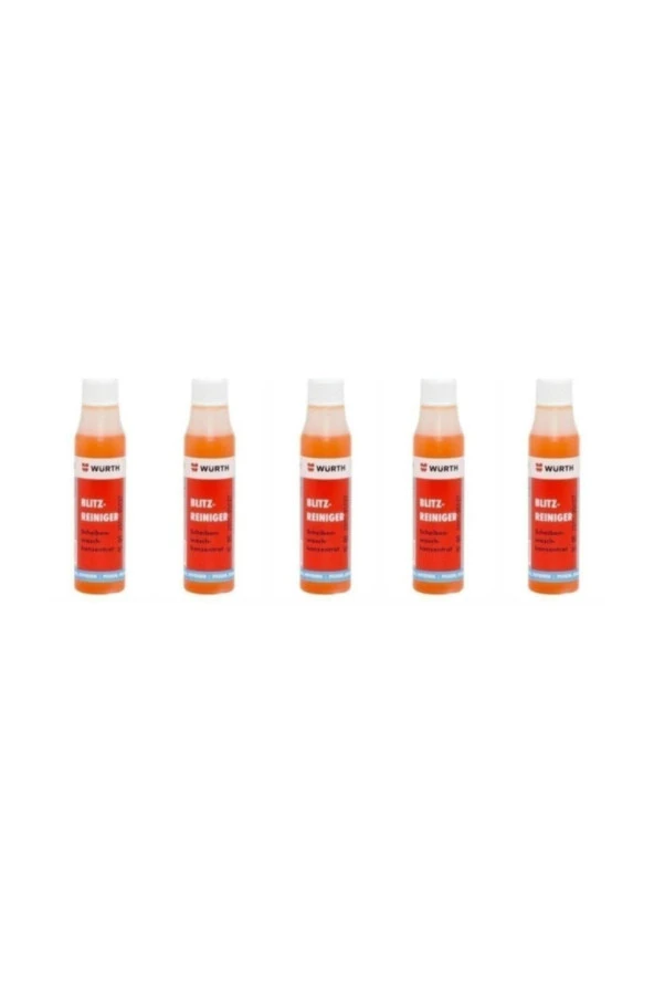 Oto Konsantre Cam Suyu Temizleme Sabunu 32ml 5 Adet
