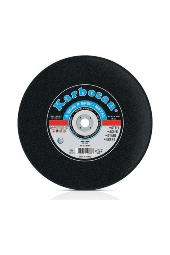 Metal (nk) Sabit Tezgah Kesme Diskleri 350x3.5x25.4 Mm ürün görseli