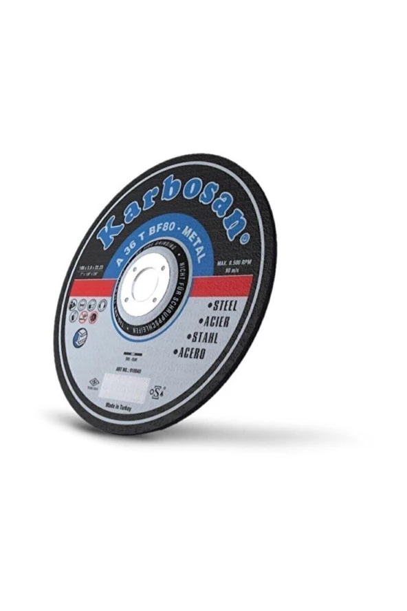 115x3.0x22.23 Metal Kesme Taşı 1 Adet - Resim 2