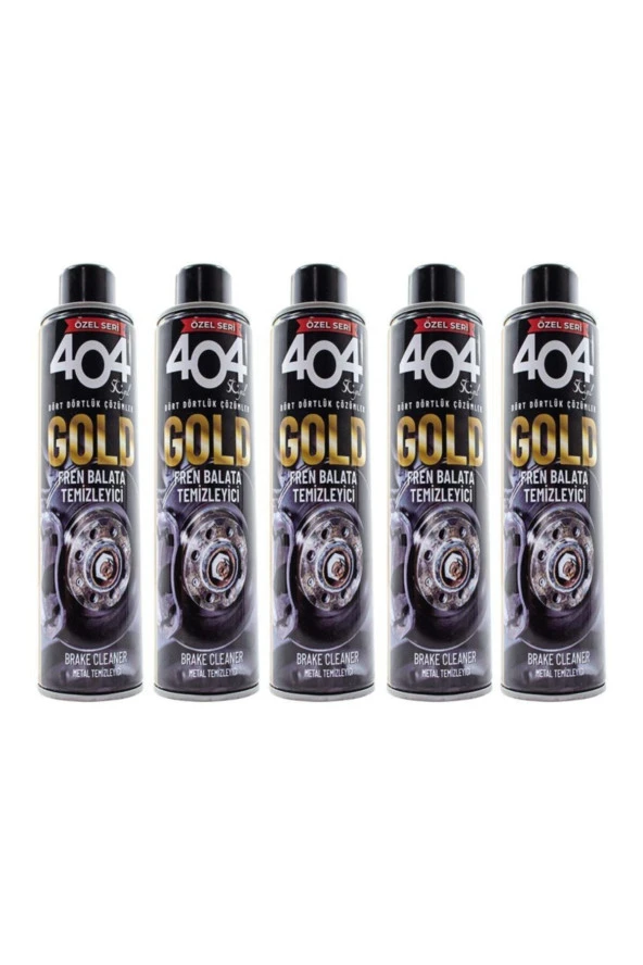 Fren Balata Temizleme Spreyi Gold Özel Seri 500 ml 5 Adet
