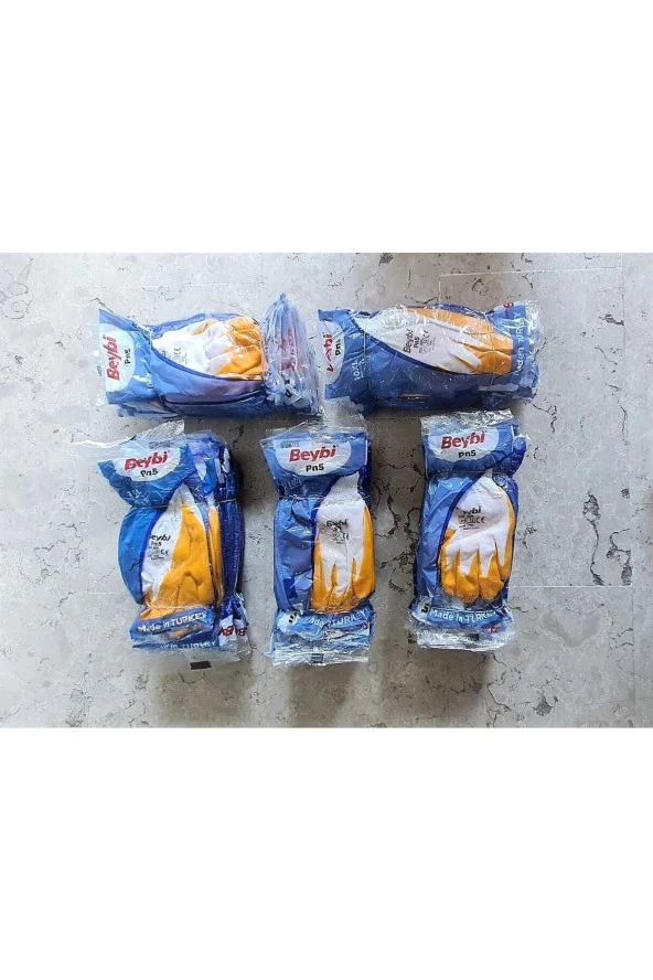 Pn5 Inşaat Eldiveni 60 Çift 10 Beden ürün görseli