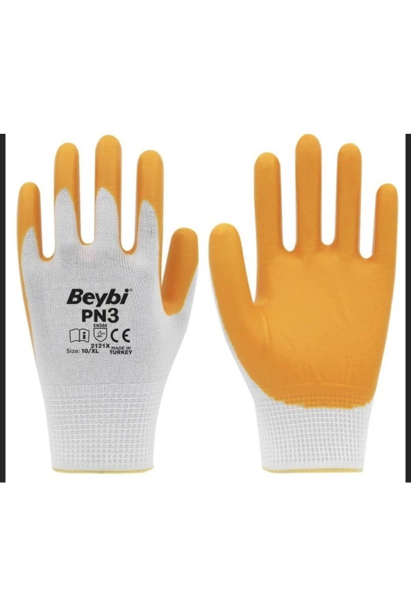 Beybi Pn3 İşçi Eldiveni 1 Çift 10 Numara XL ürün görseli