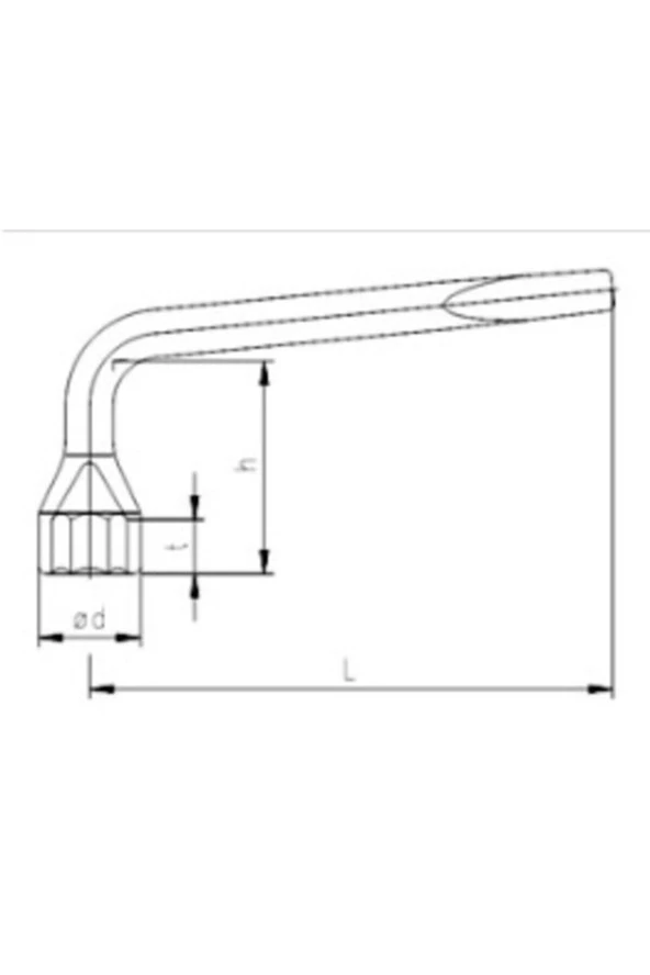 İzeltaş Bijon Anah.11/16 17mm Pipo Tip - Resim 2