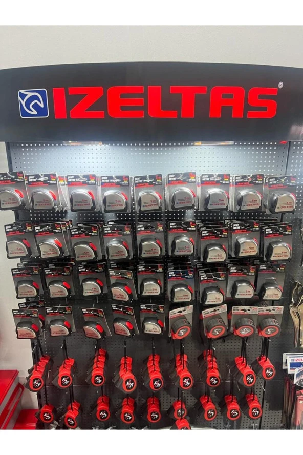 İzeltaş Krom Şerit Metre 5 Mt - Resim 2