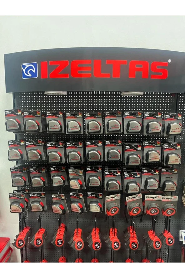 İzeltaş Krom Şerit Metre 5 Mt - Resim 5