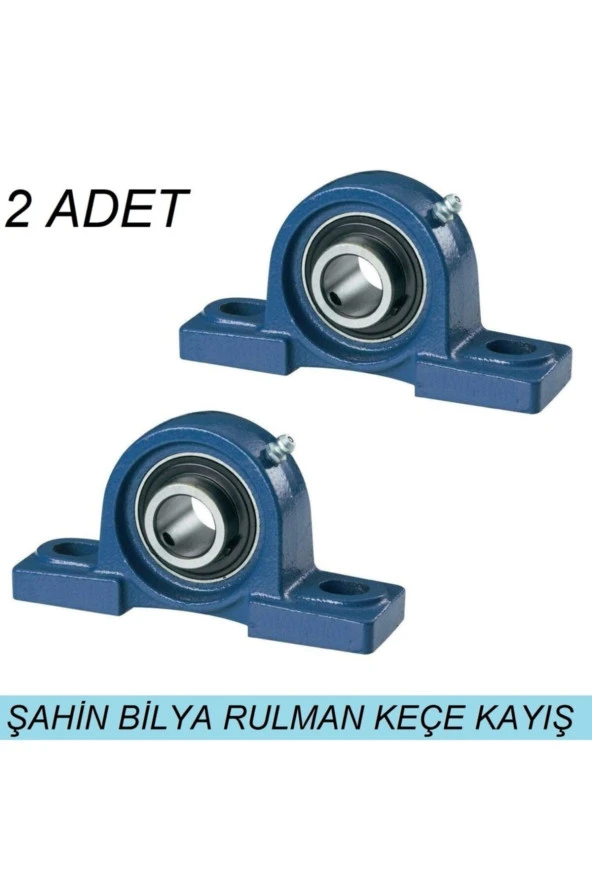 Ucp 208 Yataklı Rulman P208 Bilyalı Yatak 40mm Iç Ölçü (2.li Paket) - Resim 2