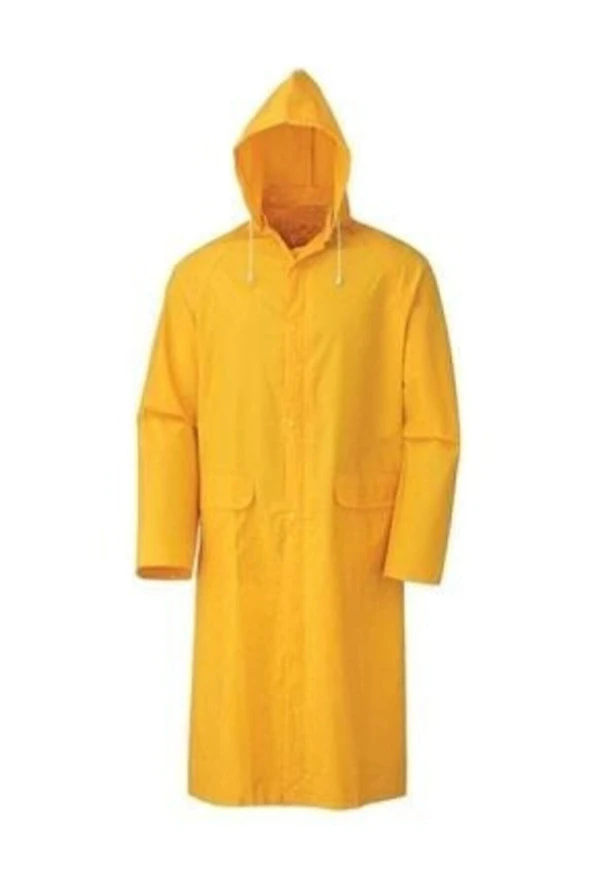 Pvc Yağmurluk Balıkçı Işçi Ince Yagmurluk 0.32 Micron Kalın Kalite - Resim 2