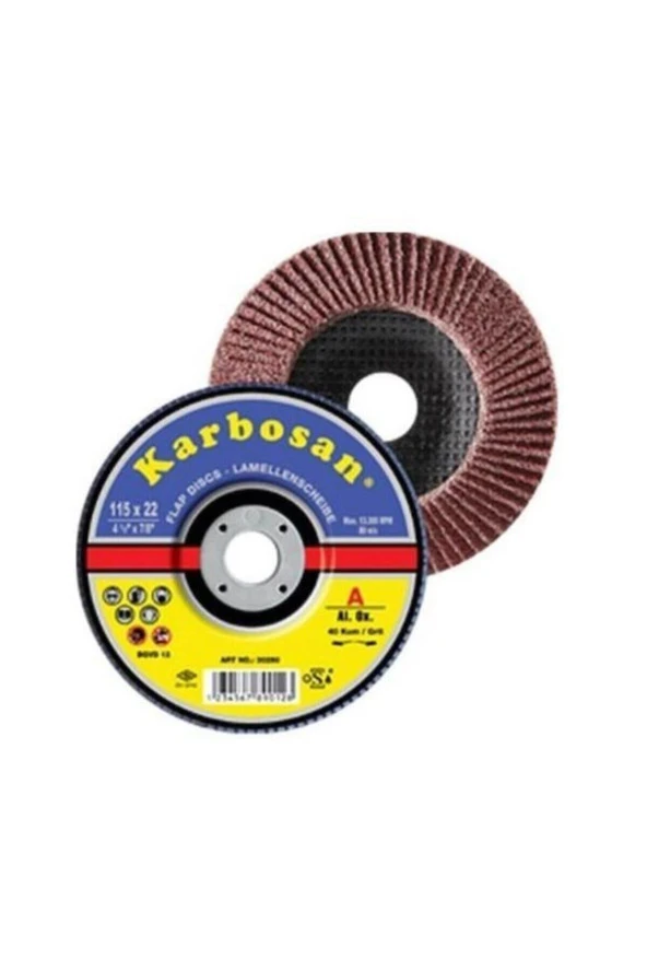 Karbosan Alüminyum Oksit Premium Line 115 X 22.23 Mm 10 Lu 60 Kum ürün görseli