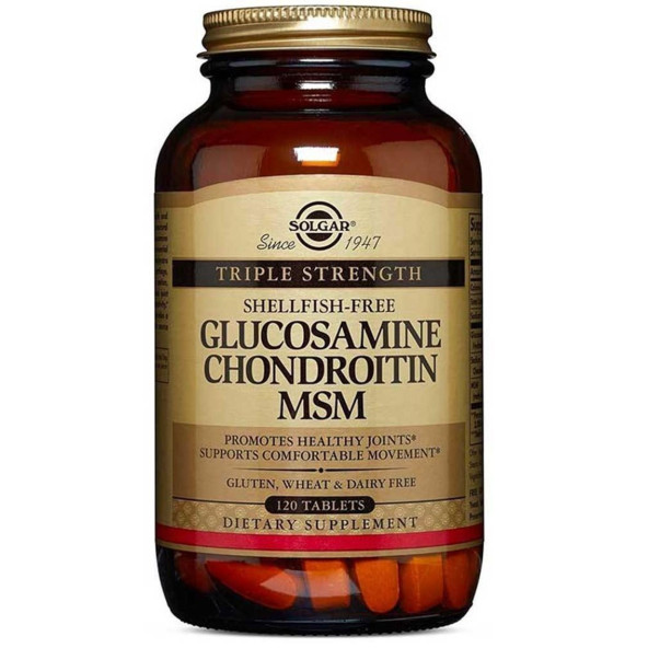 SOLGAR Glucosamine Chondroitin Msm 120 Tablet