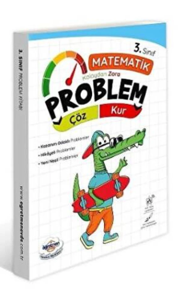 Öğretmen Evde Yayınları 3. Sınıf Matematik Problem Çöz Kur Kolaydan Zora