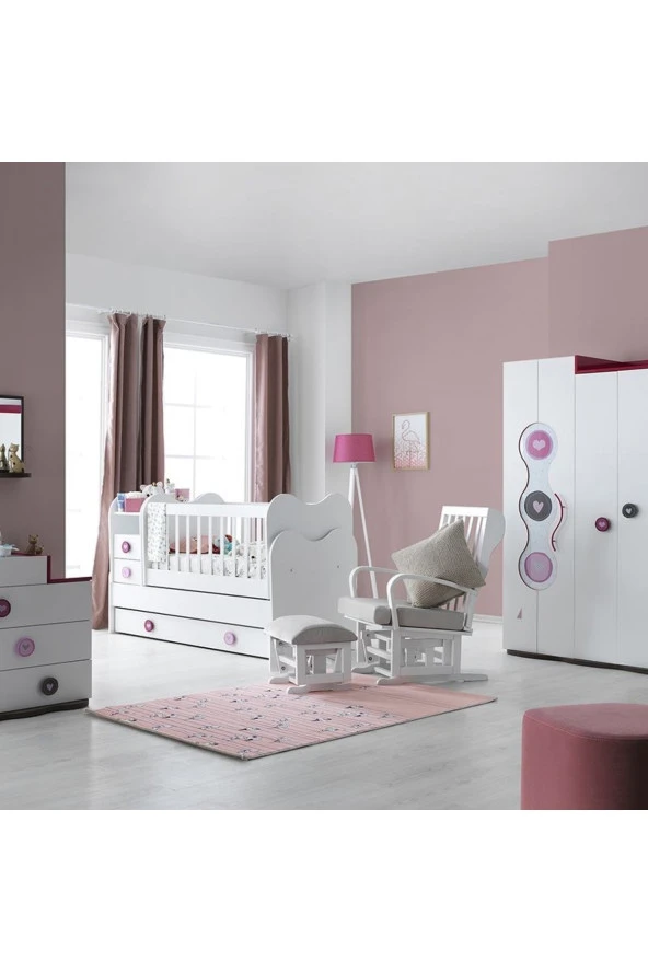 RENGARENK Point 3 Kapılı Gardrop - Resim 5