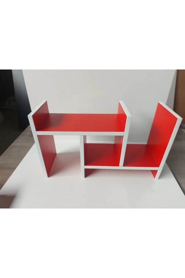 ÜNÜVAR KONSEPT Ayarlanabilir Kitaplık Masa Üstü Kitaplık Tezgah Üstü Düzenleyici Organizatör - Kolay Kurulum - Resim 2